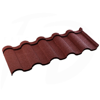 Mistral - pokrycie dachowe z kruszywem skalnym kolor czerwony Ruby